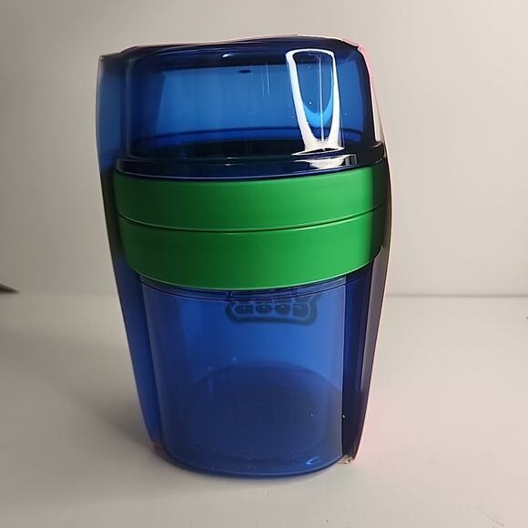 Tabitha Brown Travel Snack Cup With Utensils New Blue - Picture 3 of 8